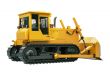 Heavy crawler bulldozer  isolated 
