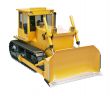 Heavy crawler bulldozer  isolated 