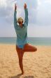 Yoga at the seashore