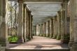 antique columns corridor