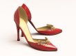 Women`s red shoes