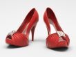Women`s red shoes