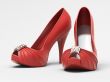 Women`s red shoes