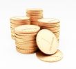 Stacks of coins