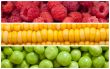 Set of food background
