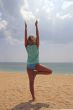 Yoga at the seashore