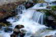 Rocks and waterfall