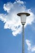 Lamp isolated and sky