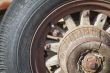 Old Rusty Antique Tire Abstract