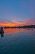 Italy Venice Burano island sunset