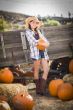 Preteen Girl Portrait at the Pumpkin Patch