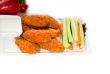  buffalo chicken wings served with pinzimonio
