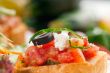 original Italian fresh bruschetta 