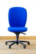 modern blue office chair