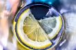 Lemon slice in a glass