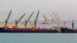 Ship on Djibouti port