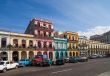 Caribbean Cuba Havana building on the main street