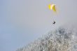 paragliding in winter