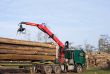 Transport of cleared trees trunks