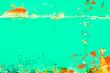 Peeling paint on rusted metal surface
