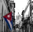  Cuba Havana Capitol view with flag