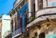 Caribbean Cuba Havana building facades