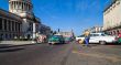 Caribbean Cuba Havana Street view and the capitol