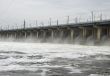 Dam of a hydroelectric power station