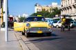 Caribbean Cuba Havana taxi on the street