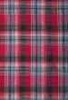 Red checked fabric