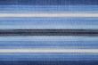 Blue striped fabric