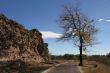The ancient wall that archaeologists have found.Ancient walls in