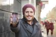 Young man with smartphone