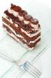 whipped cream dessert cake slice