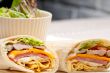club sandwich pita bread roll