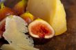 pecorino cheese and fresh figs 