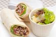 kafta shawarma chicken pita wrap roll sandwich