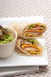 club sandwich pita bread roll