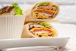 club sandwich pita bread roll