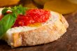 Italian fresh tomato and basil bruschetta