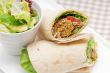 falafel pita bread roll wrap sandwich