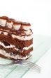 whipped cream dessert cake slice