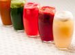 selection of fruits long drinks