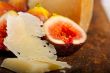 pecorino cheese and fresh figs 