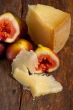 pecorino cheese and fresh figs 