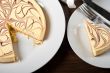 Cheese cake and espresso coffee