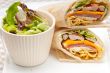 club sandwich pita bread roll