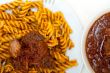 fusilli pasta with neapolitan style ragu meat sauce