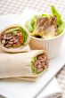 kafta shawarma chicken pita wrap roll sandwich