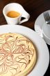 Cheese cake and espresso coffee